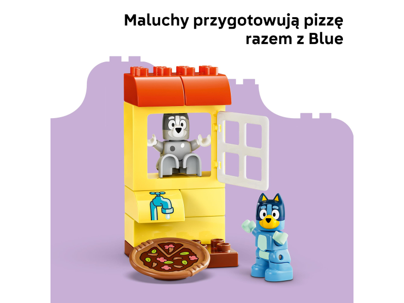 LEGO DUPLO BLUEY 10469 Pizzastücke mit Muffin und Blue