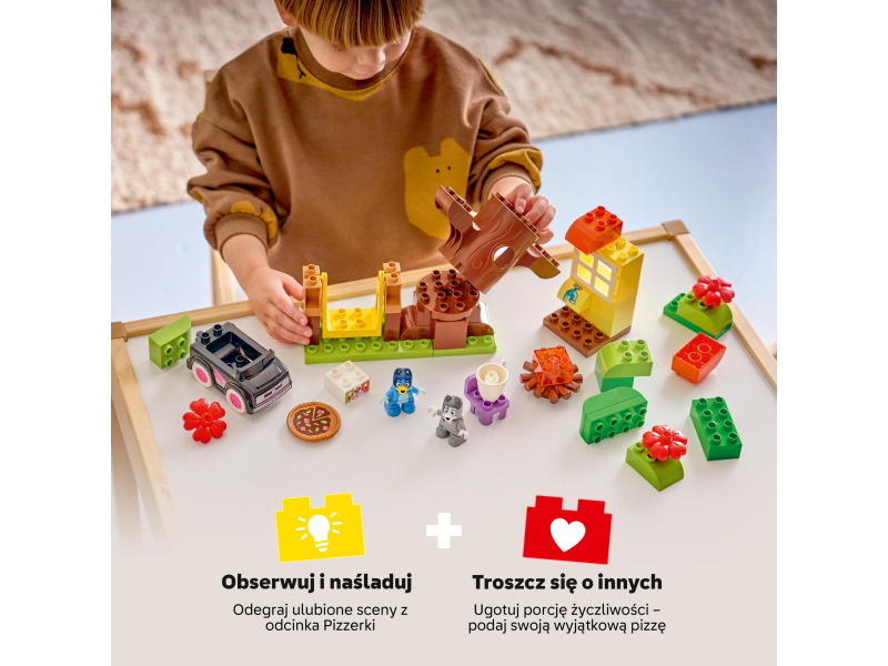 LEGO DUPLO BLUEY 10469 Pizzastücke mit Muffin und Blue
