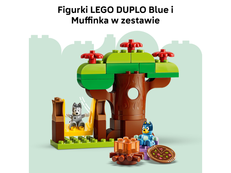 LEGO DUPLO BLUEY 10469 Pizzastücke mit Muffin und Blue
