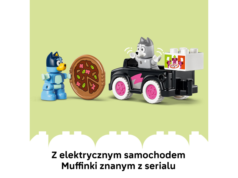 LEGO DUPLO BLUEY 10469 Pizzastücke mit Muffin und Blue