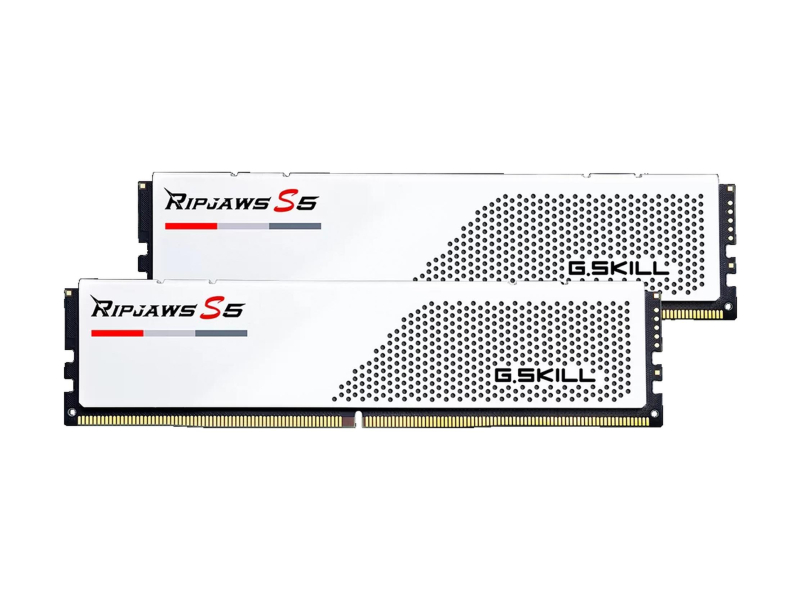 G.SKILL 32GB (2x16GB) 6000MHz CL30 Ripjaws S5 Weiß