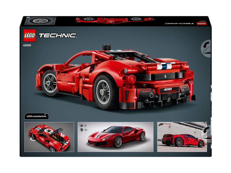 LEGO TECHNIC Samochód Ferrari 488 Pista 42235