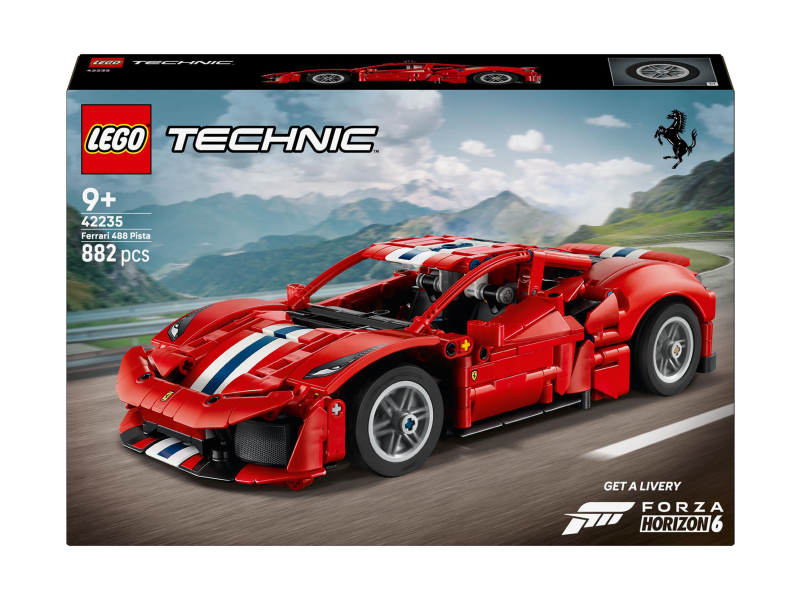 LEGO TECHNIC Samochód Ferrari 488 Pista 42235