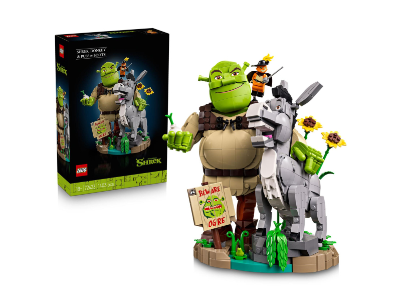 LEGO 72423 Shrek, Osioł i Kot w butach