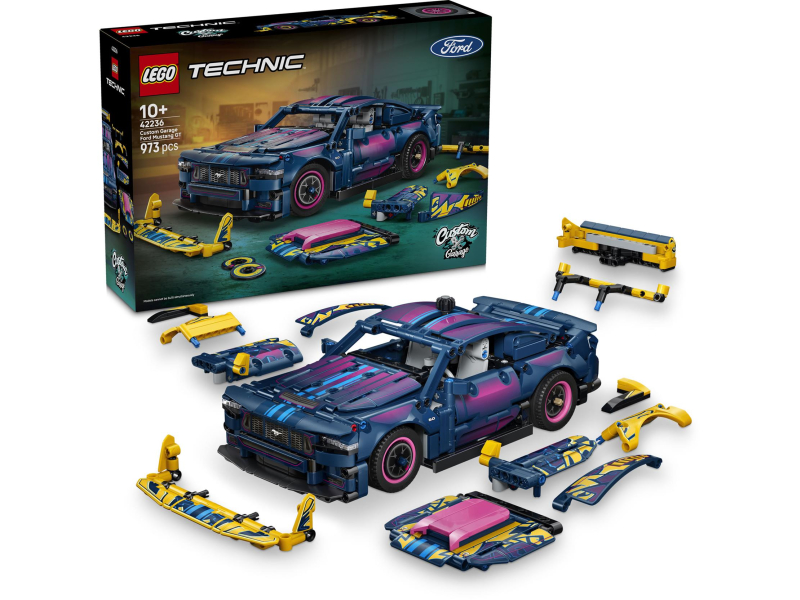 LEGO TECHNIC 42236 Werkstatt Tuning: Ford Mustang GT
