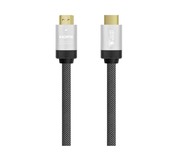 Silver Monkey X HDMI 2.0 - HDMI Kabel, geflochten 2m