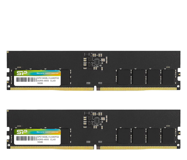 Silicon Power 32 GB (2×16 GB) 4800 CL40 DDR5