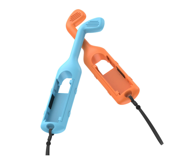 YAXO Halterung für Joy-Con GOLF SET für NS/NS2 Inferno Orange&Hydro Bl