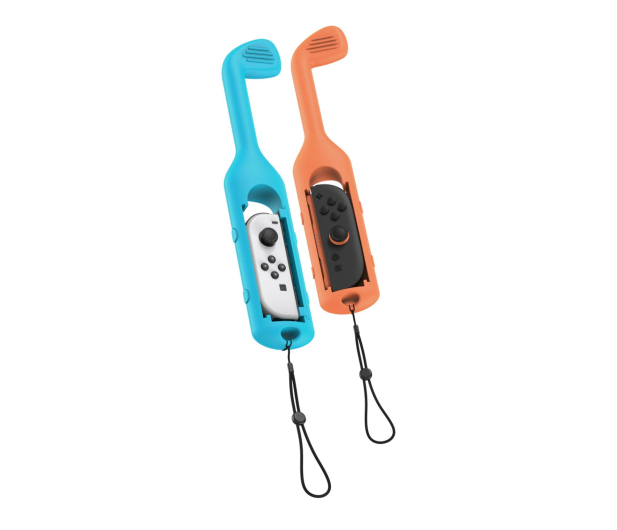 YAXO Halterung für Joy-Con GOLF SET für NS/NS2 Inferno Orange&Hydro Bl