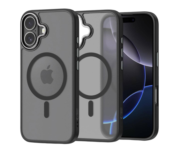 Tech-Protect Magedge Magsafe für iPhone 17 Matteschwarz/Gunmetal