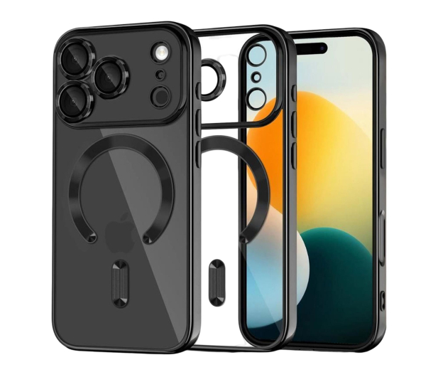 Tech-Protect Magflex MagSafe für iPhone 17 Pro Glänzend Schwarz