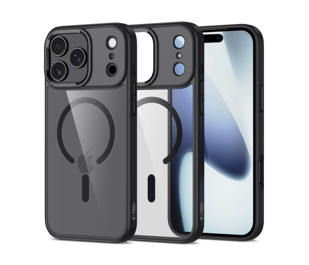 Tech-Protect Magmat Magsafe do iPhone 17 Pro Black/Clear